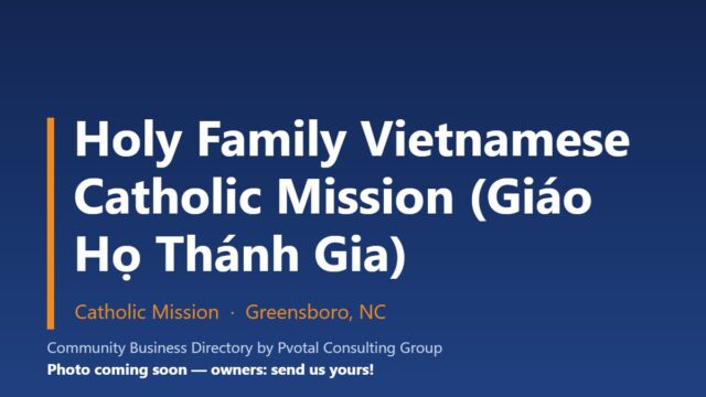 Holy Family Vietnamese Catholic Mission (Giáo Họ Thánh Gia)