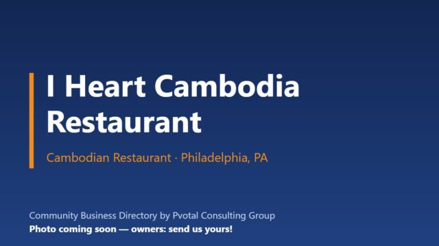 I Heart Cambodia Restaurant
