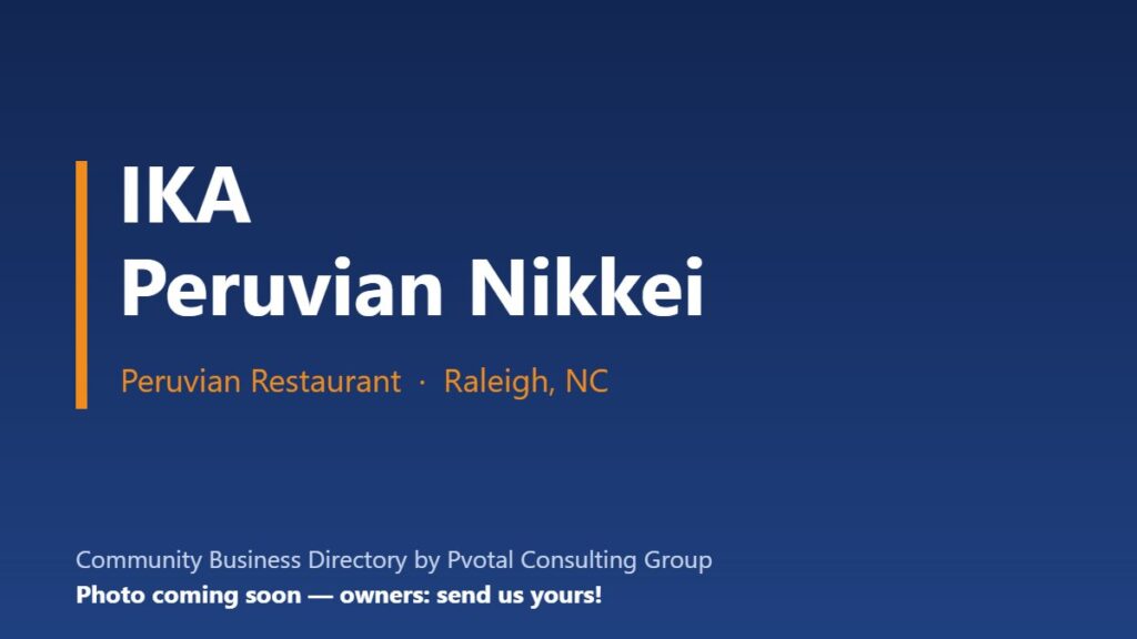 IKA Peruvian Nikkei