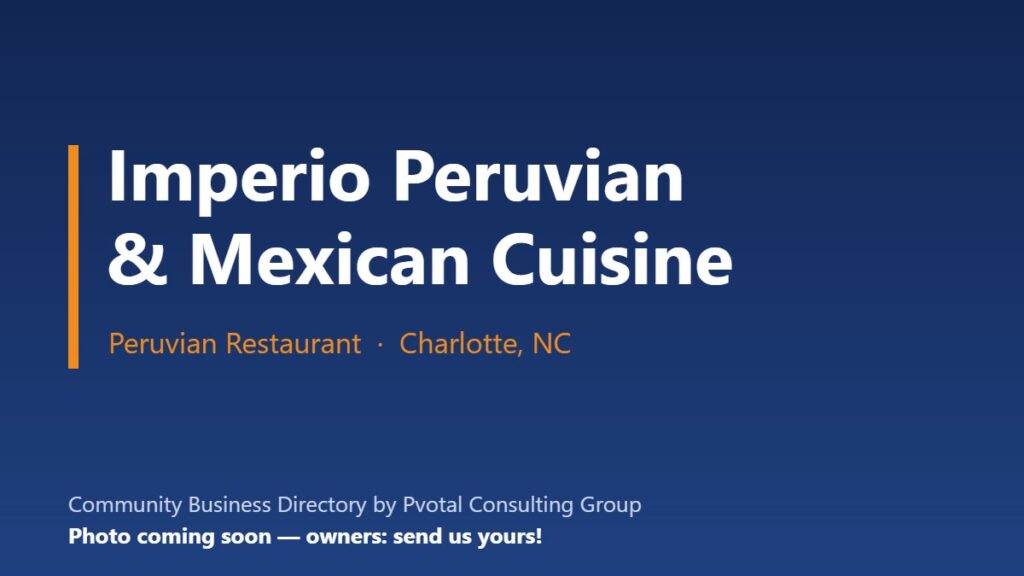 Imperio Peruvian & Mexican Cuisine