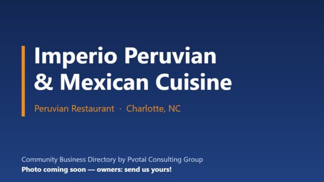 Imperio Peruvian & Mexican Cuisine