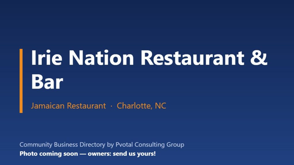 Irie Nation Restaurant & Bar