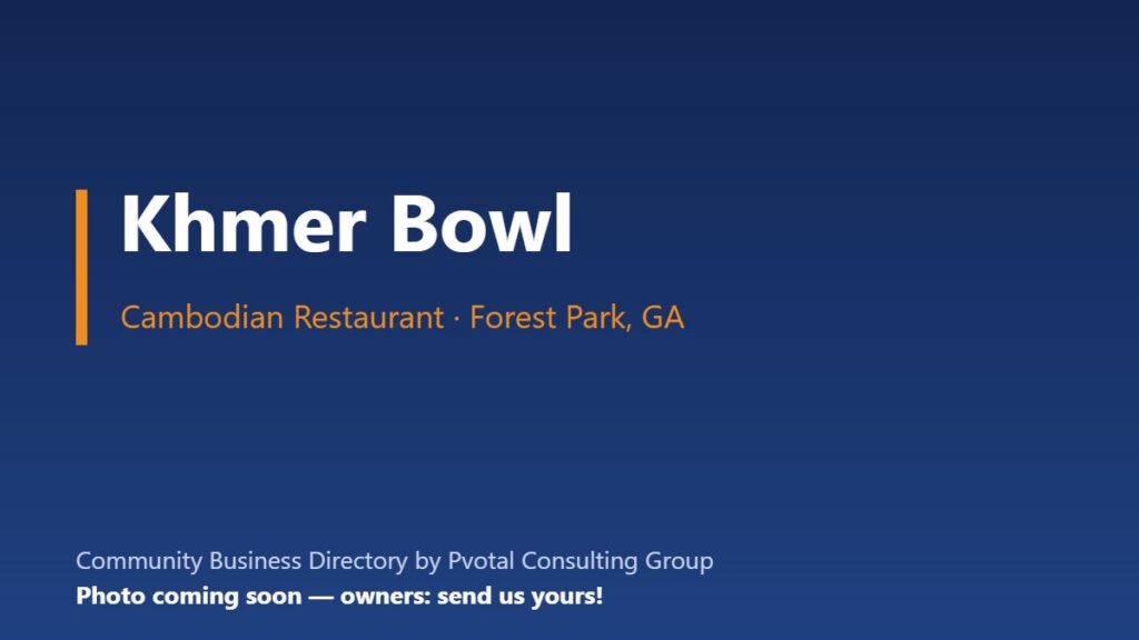 Khmer Bowl