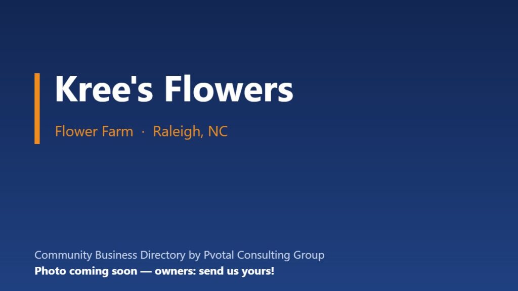 Kree’s Flowers