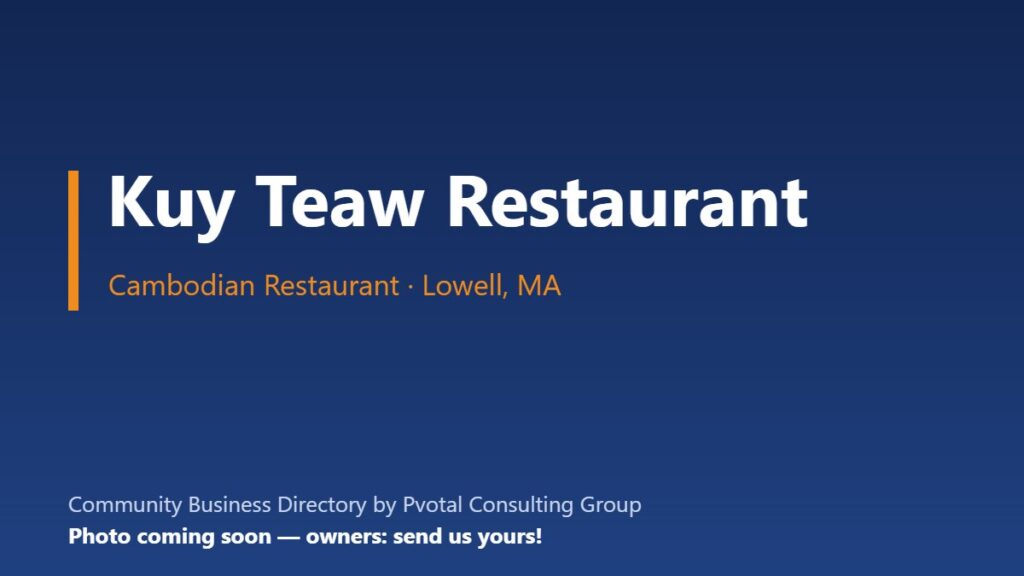 Kuy Teaw Restaurant