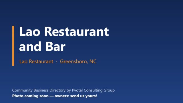 Lao Restaurant and Bar