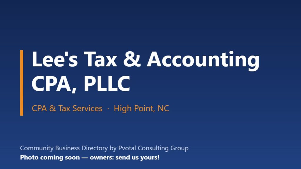 Lee’s Tax & Accounting CPA, PLLC