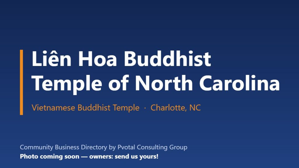 Liên Hoa Buddhist Temple of North Carolina