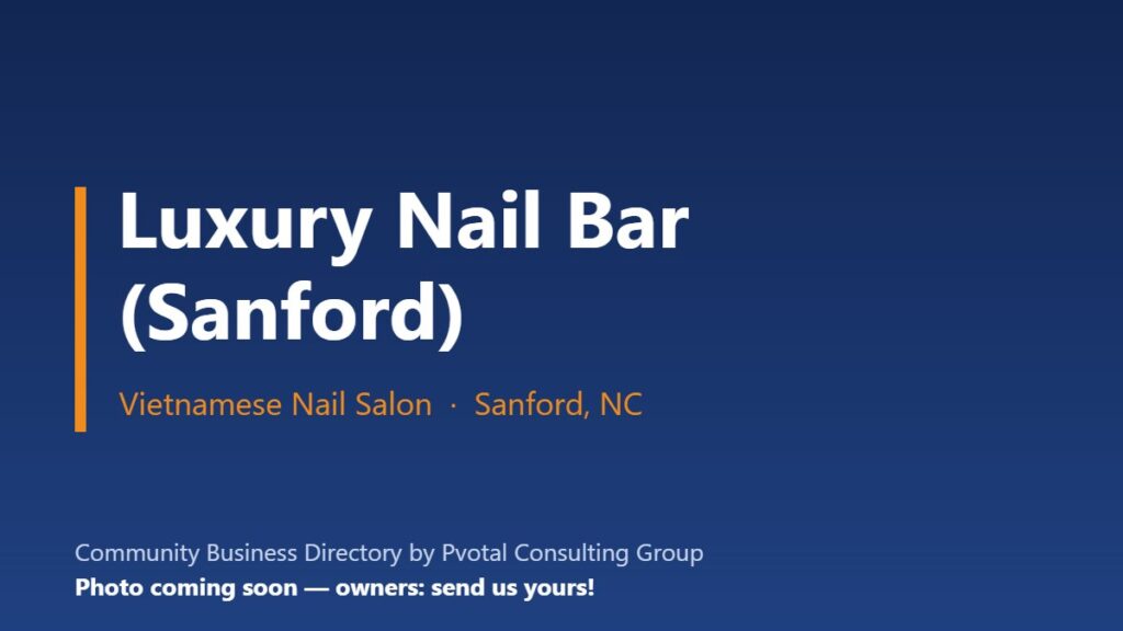 Luxury Nail Bar (Sanford)