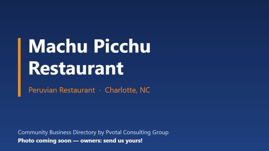 Machu Picchu Restaurant