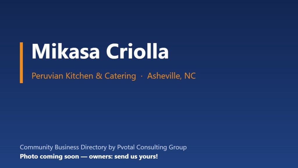 Mikasa Criolla & Mikasa AVL Catering