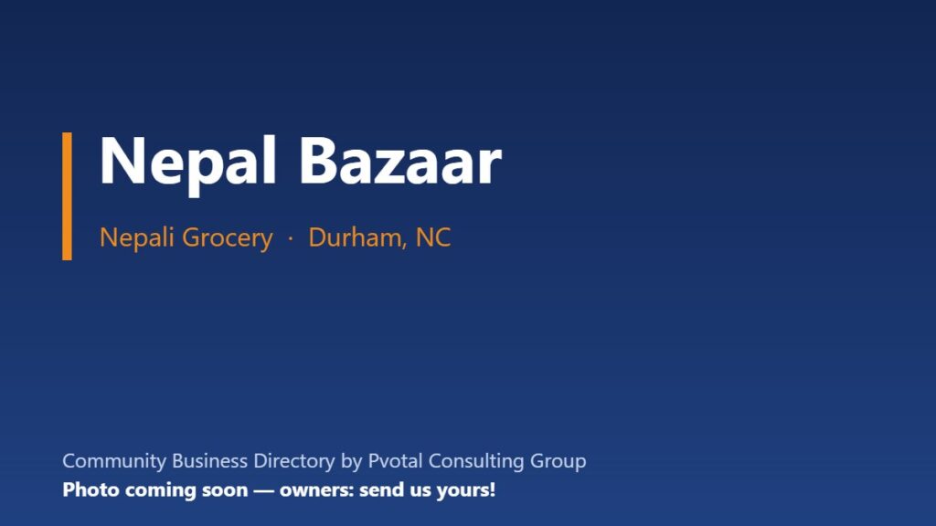 Nepal Bazaar
