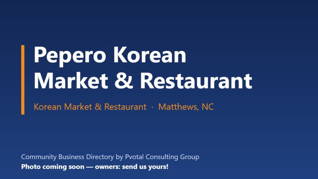 Pepero Korean Market and Restaurant
