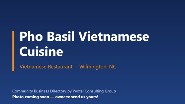 Pho Basil Vietnamese Cuisine