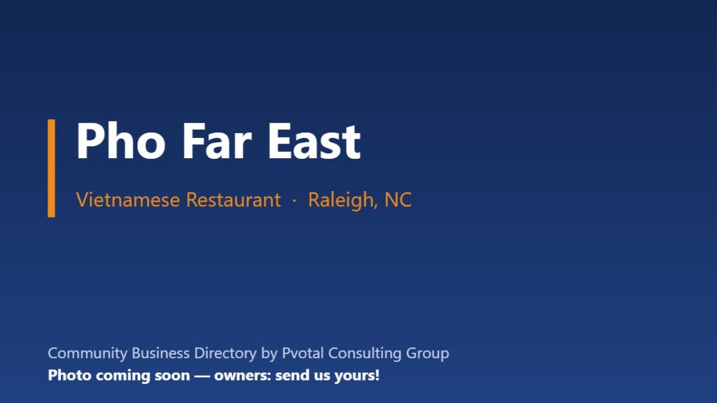 Pho Far East