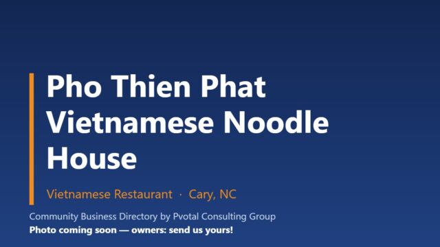 Pho Thien Phat Vietnamese Noodle House