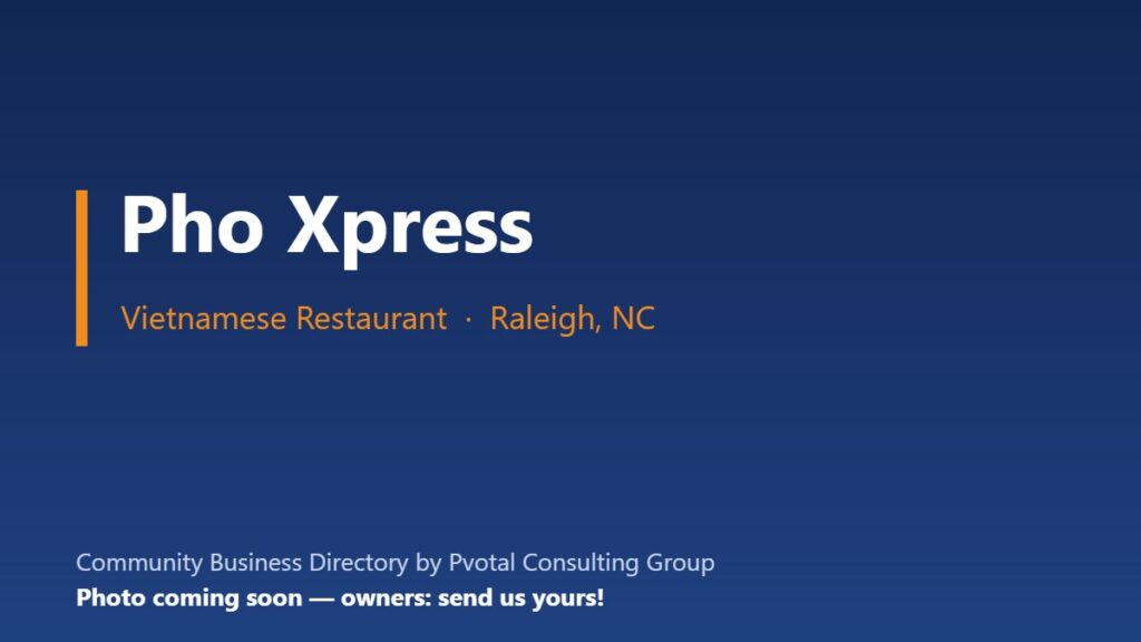 Pho Xpress