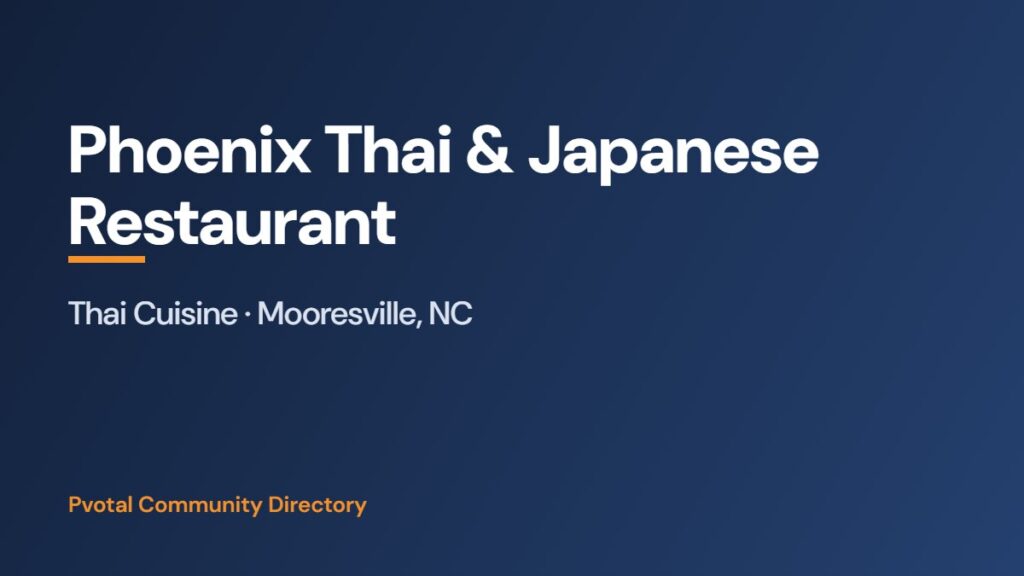 Phoenix Thai & Japanese Restaurant