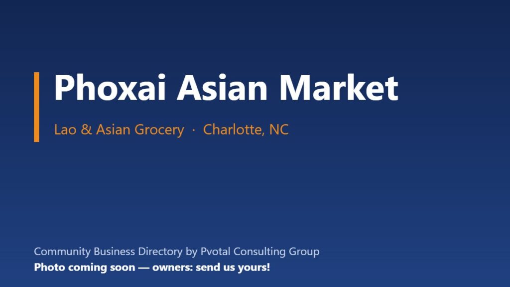 Phoxai Asian Market