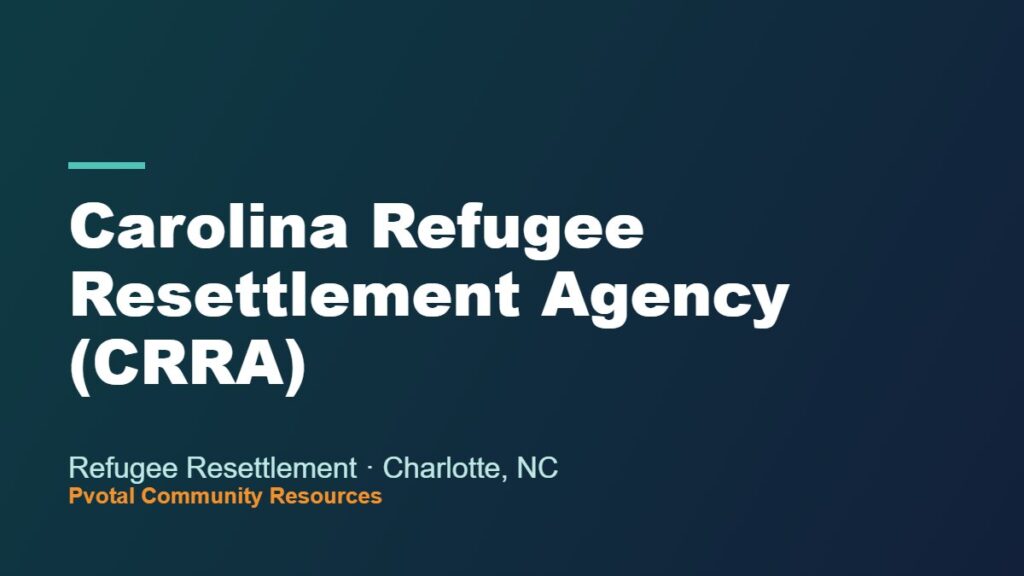 Carolina Refugee Resettlement Agency (CRRA)