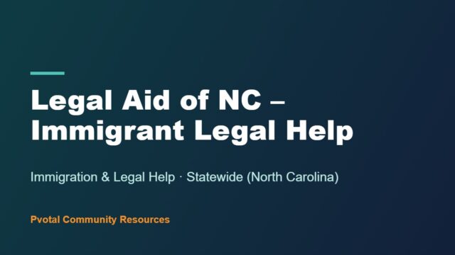 Legal Aid of NC – Immigrant Legal Help