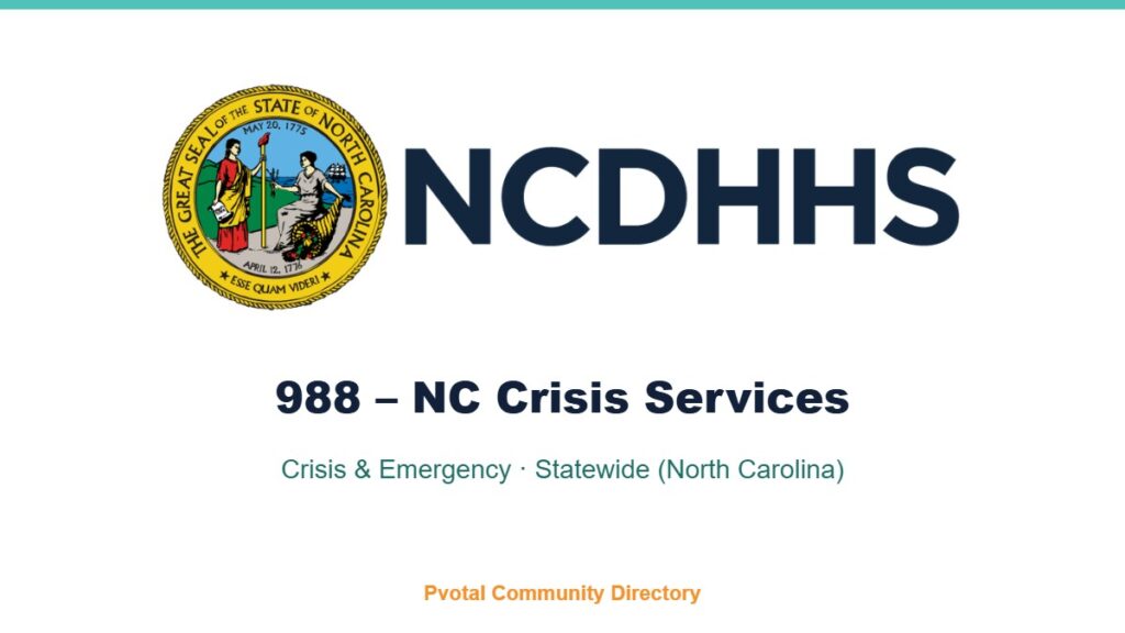 988 – NC Crisis Services