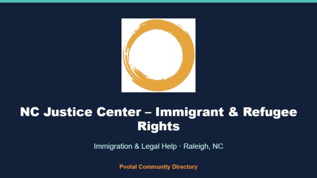 NC Justice Center – Immigrant & Refugee Rights logo