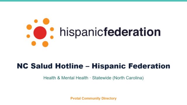 NC Salud Hotline – Hispanic Federation logo