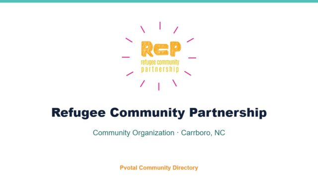 Refugee Community Partnership logo