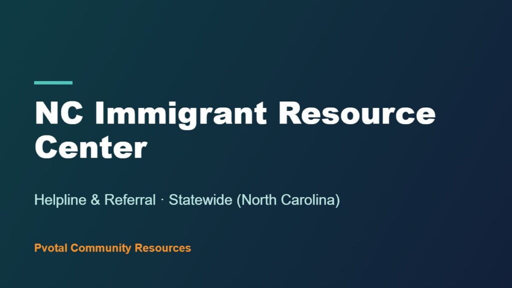 NC Immigrant Resource Center