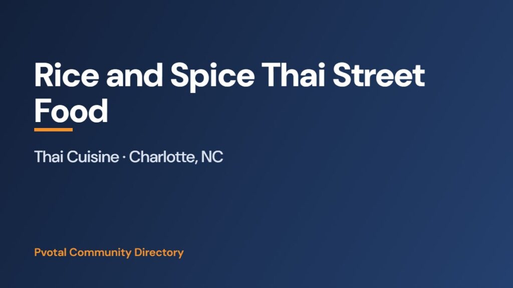 Rice and Spice Thai Street Food placeholder image