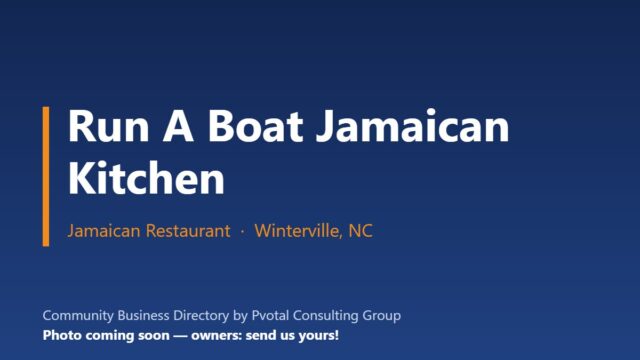 Run A Boat Jamaican Kitchen