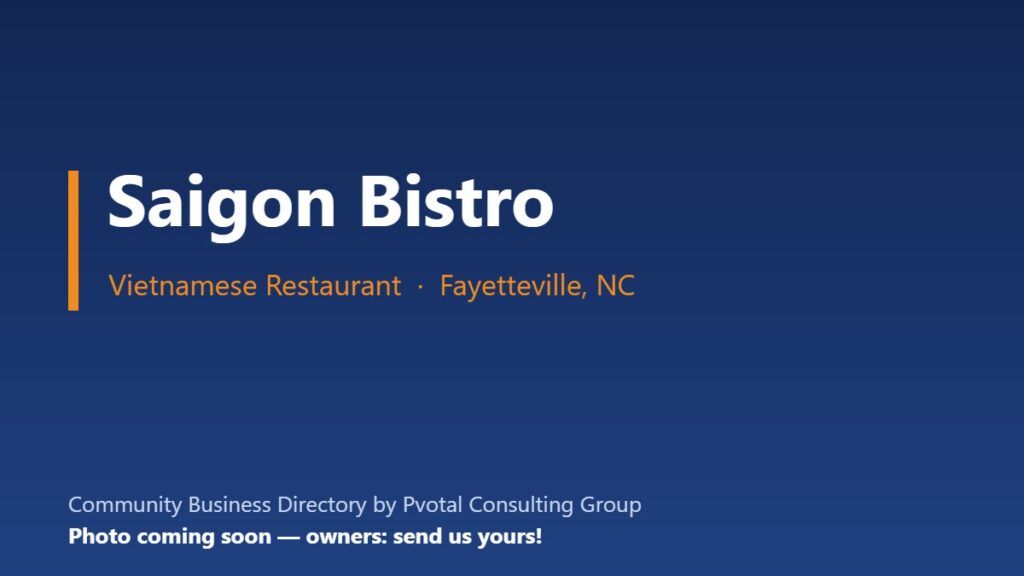 Saigon Bistro