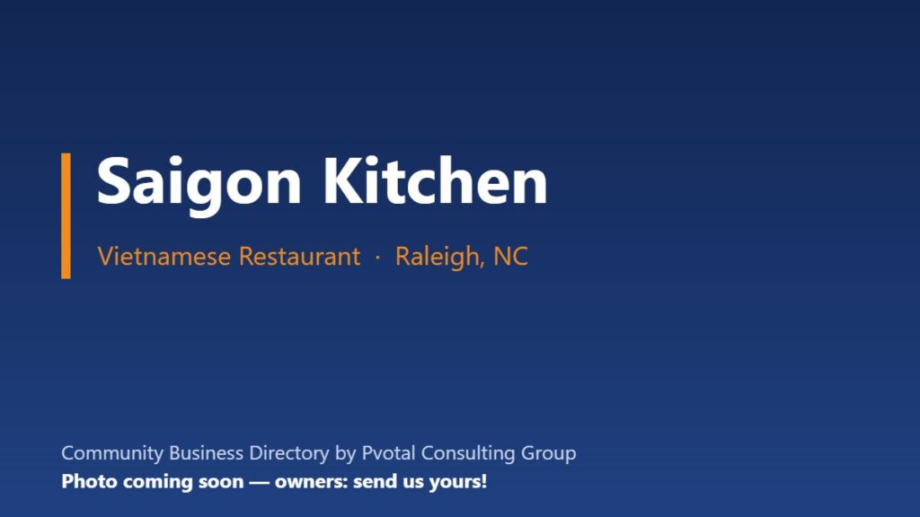 Saigon Kitchen