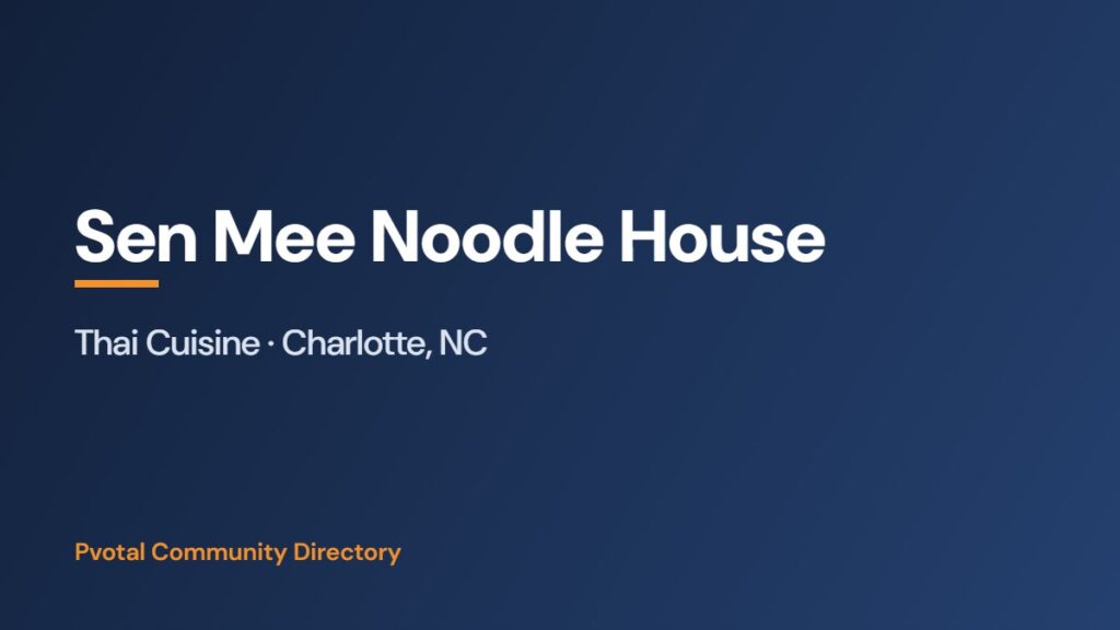 Sen Mee Noodle House