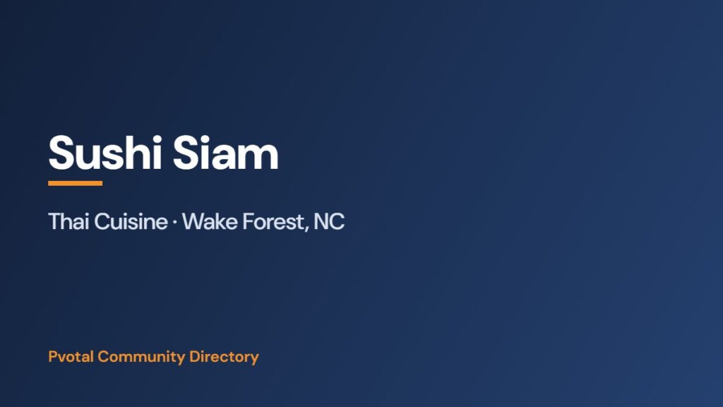 Sushi Siam