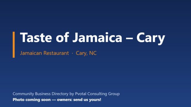Taste of Jamaica – Cary