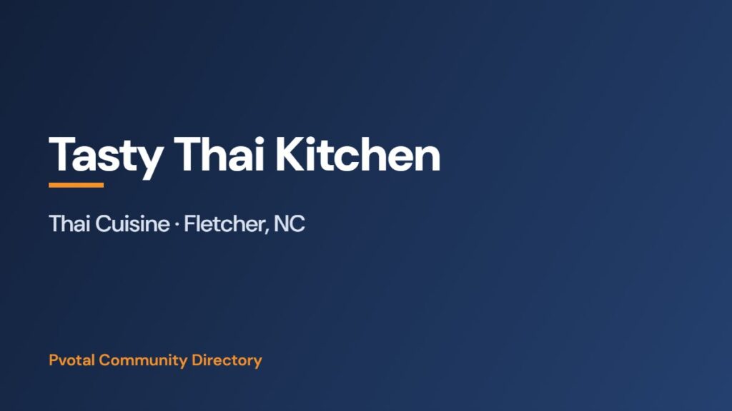 Tasty Thai Kitchen