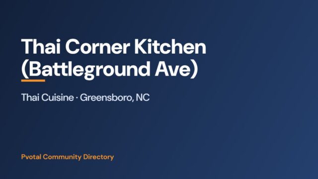 Thai Corner Kitchen (Battleground Ave) placeholder image