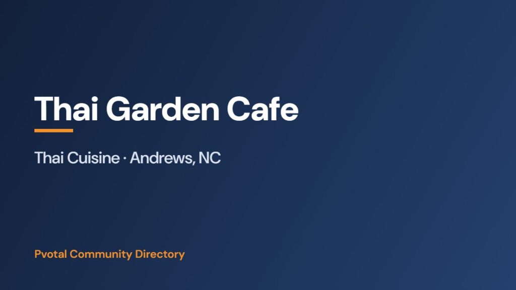 Thai Garden Cafe