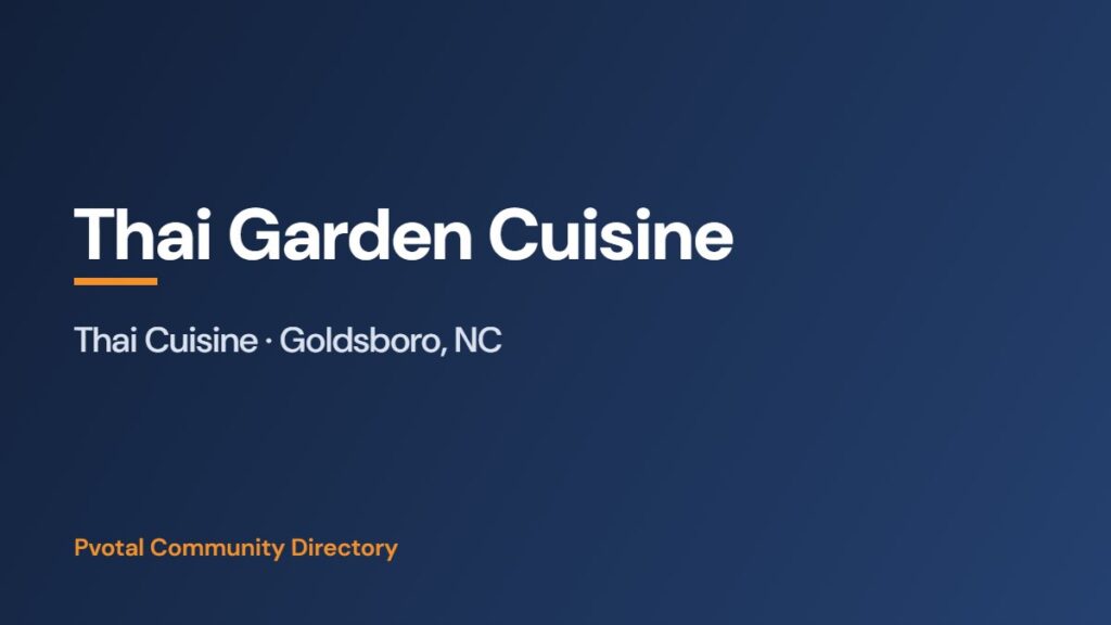 Thai Garden Cuisine