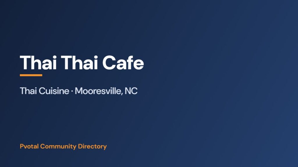Thai Thai Cafe