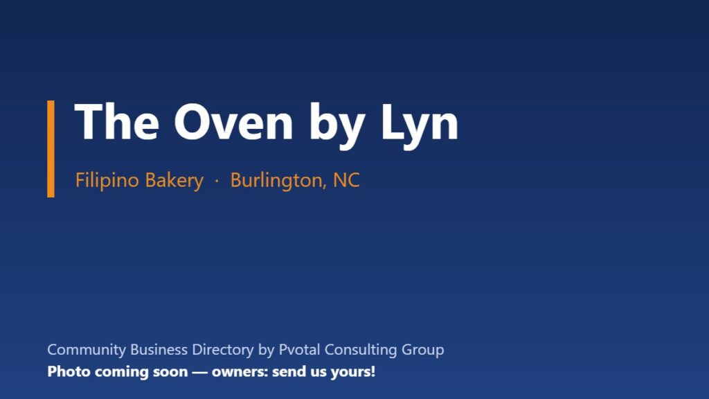 The Oven by Lyn