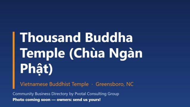 Thousand Buddha Temple (Chùa Ngàn Phật)