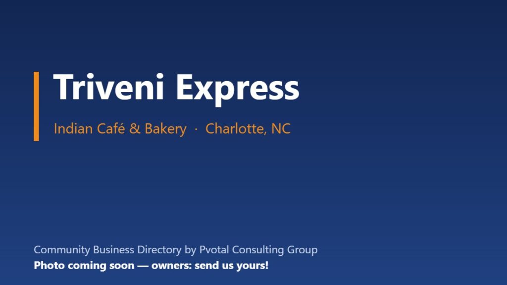 Triveni Express – Indian Café & Bakery