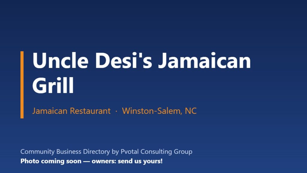 Uncle Desi’s Jamaican Grill