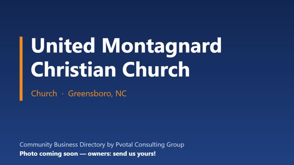 United Montagnard Christian Church – Church, Greensboro, NC
