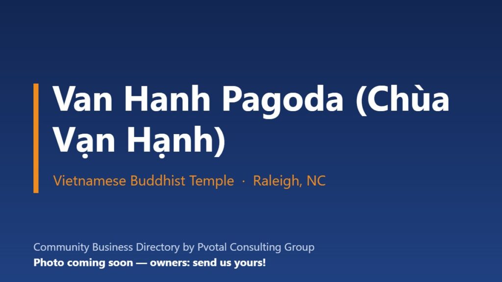 Van Hanh Pagoda (Chùa Vạn Hạnh)