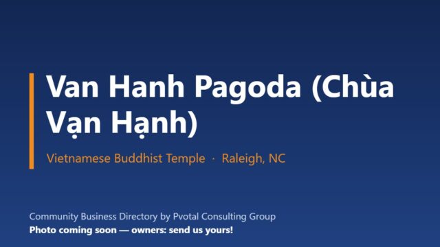 Van Hanh Pagoda (Chùa Vạn Hạnh)