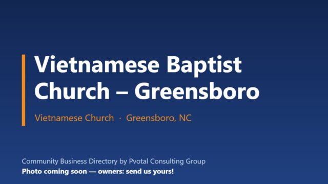 Vietnamese Baptist Church – Greensboro